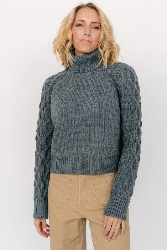 Vonn Turtleneck Sweater | Winter Green