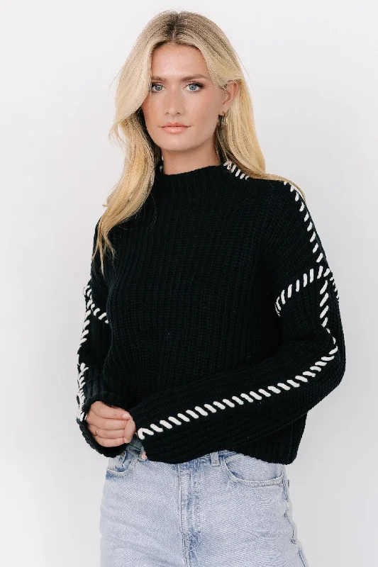 Madden Knit Sweater | Black