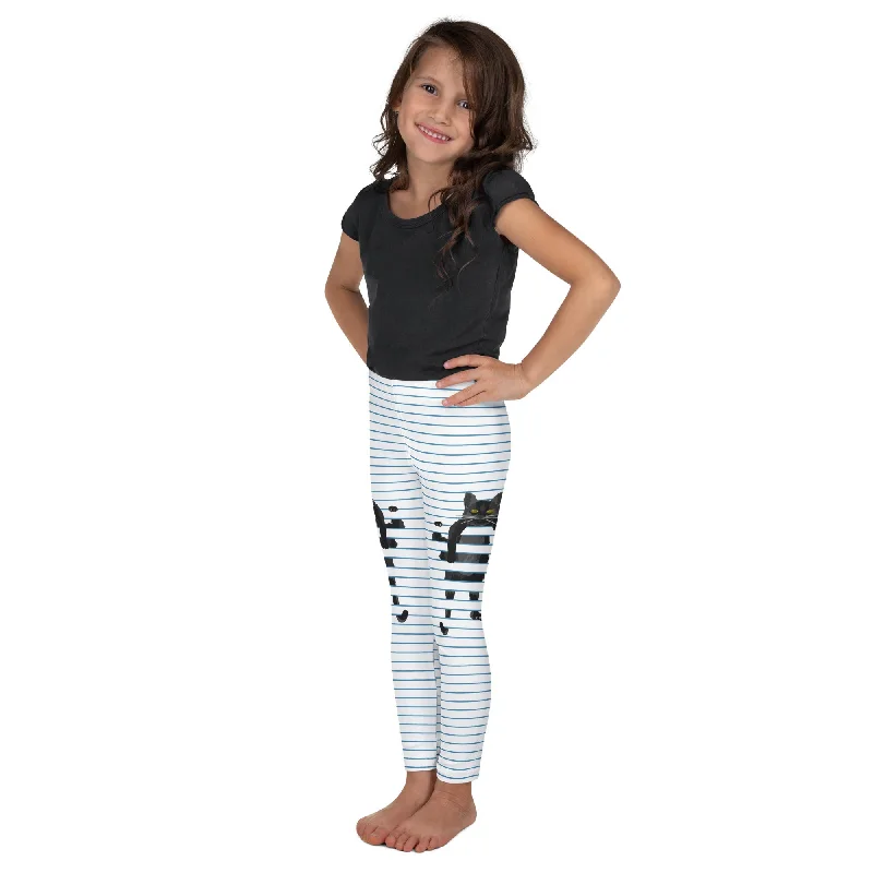 Fresh And Simple Sketchbook Cat Kid's Leggings