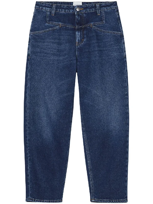 Wearable At Home Or Out Closed Women's Jeans blue