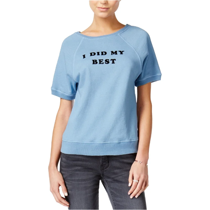 Everyday Outfits ban.do Womens I Did My Best Sweatshirt, Blue, X-Small