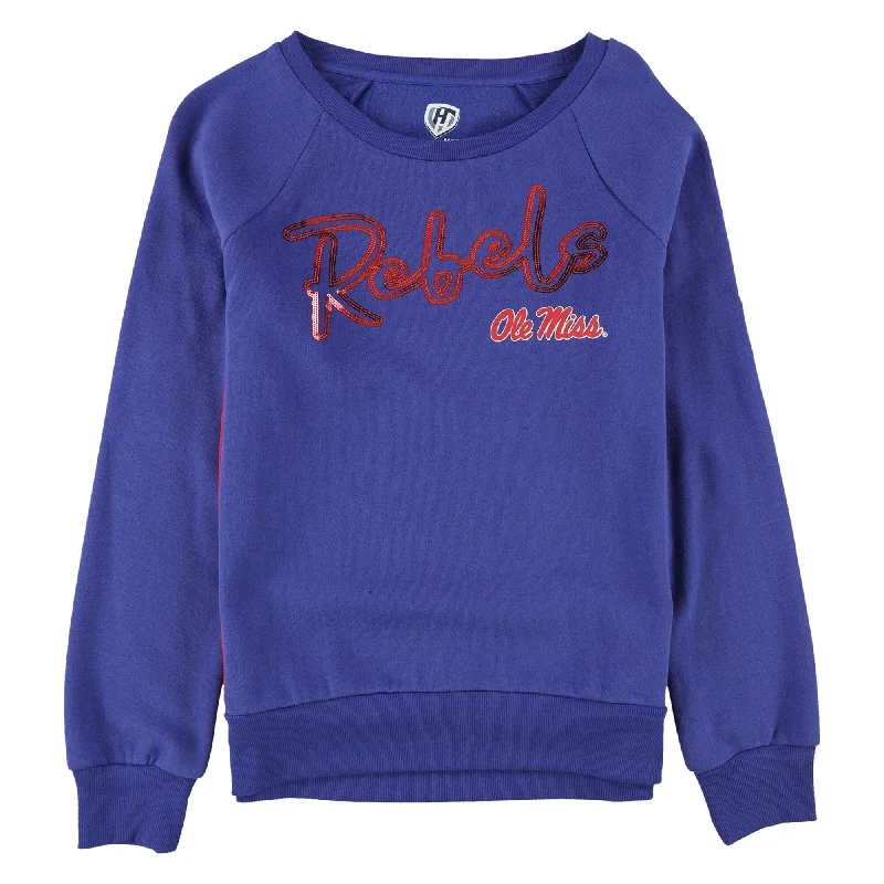 Integrated Design G-III Sports Womens Mississippi Rebels Sweatshirt, Blue, Small