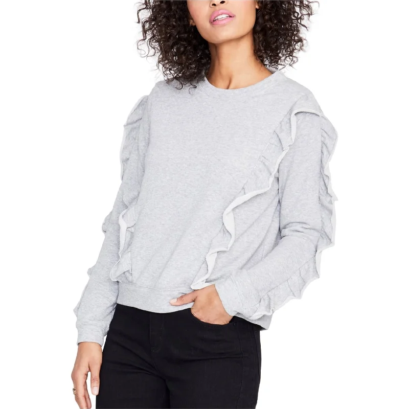 Rachel Roy Womens Ruffled Sweatshirt