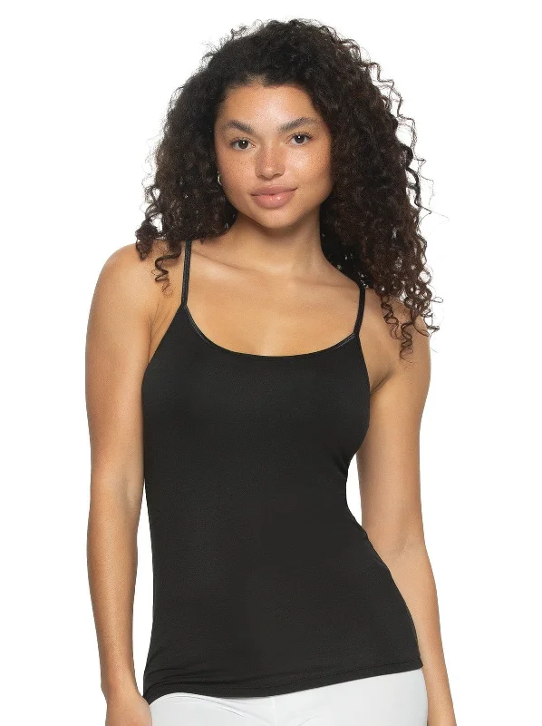 So Smooth Modal Cami Top w/ Built In Shelf Bra