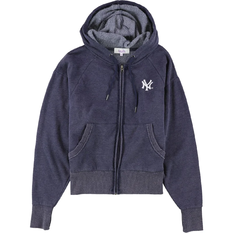 Touch Womens New York Yankees Hoodie Sweatshirt, Blue, Medium