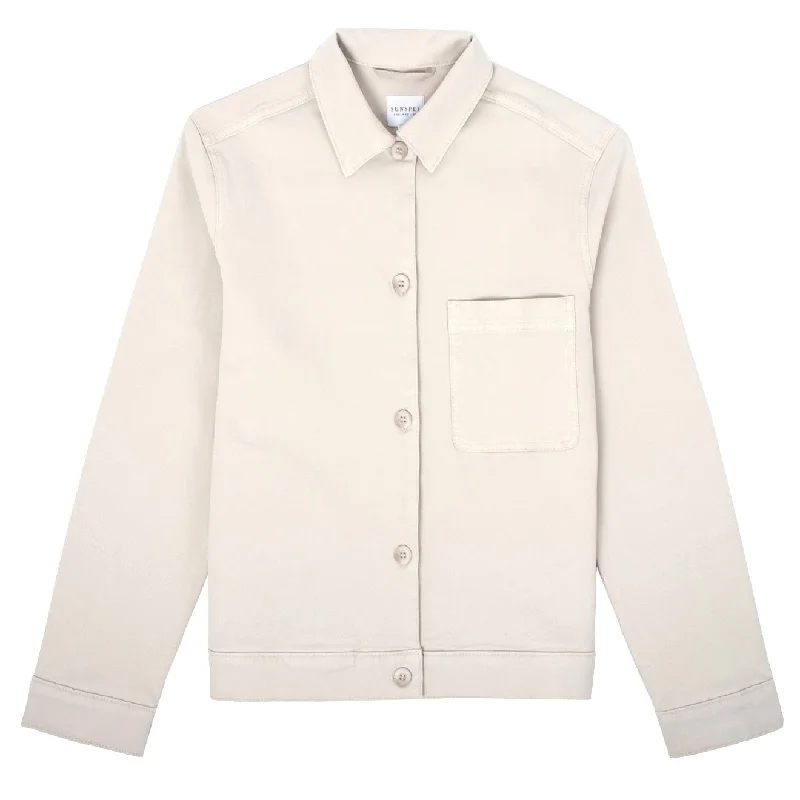 Modern City Sunspel Womens Chore Jacket Chalk