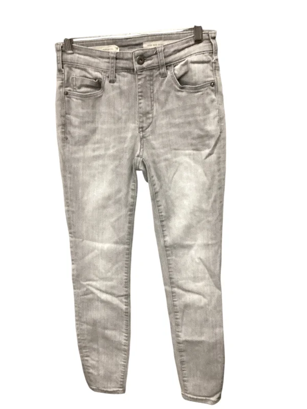 Jeans Skinny By Pilcro In Grey Denim, Size: 2