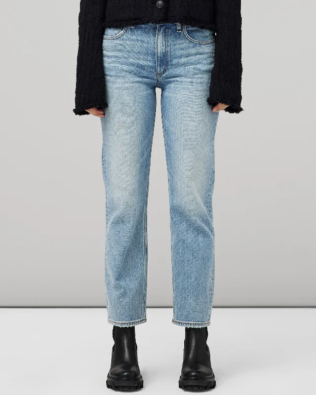 Modern Comfort Harlow Mid-Rise Straight Jeans
