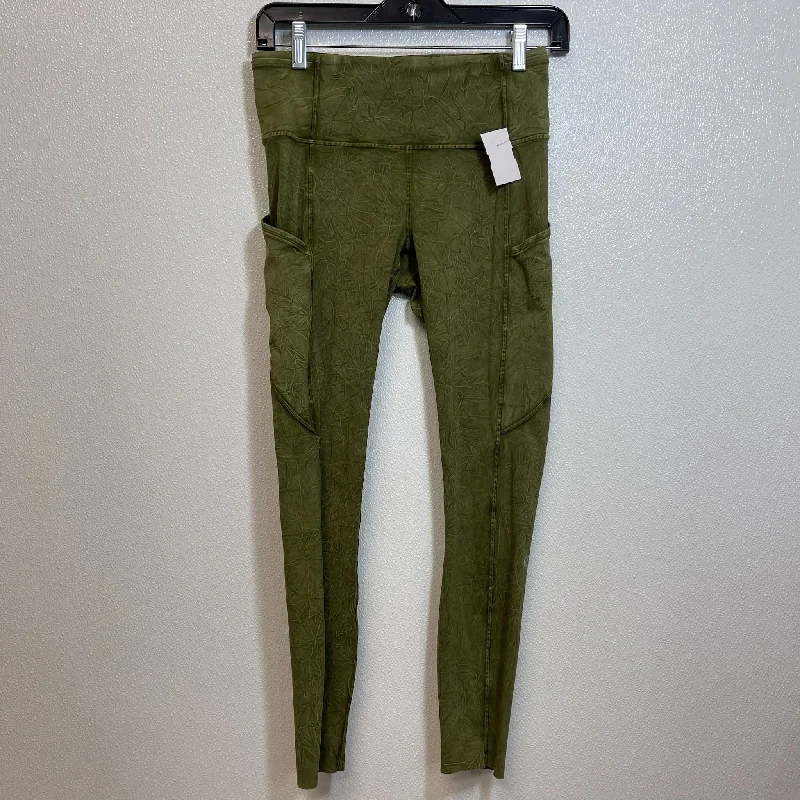 Athletic Leggings By Lululemon In Green, Size: 6