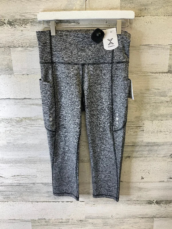 Comfortable Dresses Athletic Leggings Capris By Xersion In Grey, Size: S