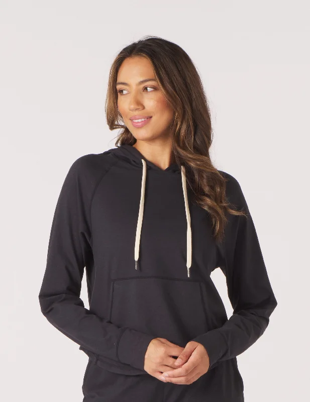 Noble And Elegant Rocky Hoodie: Black Marble