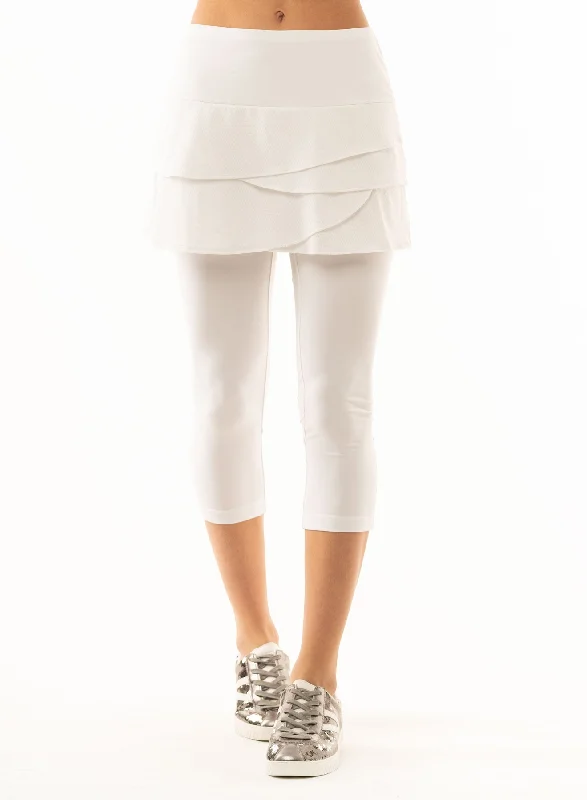 Breathable Style Scallop Capri