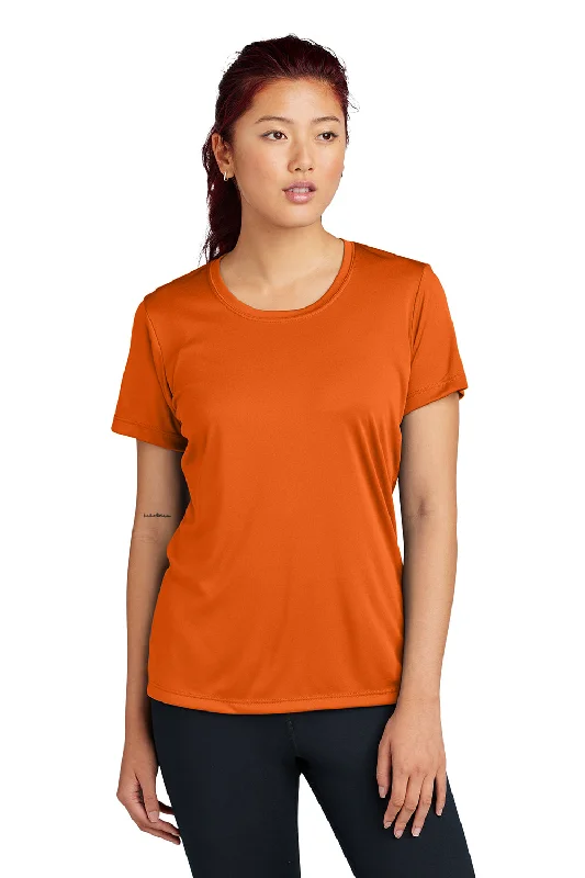 Sport-Tek Womens Competitor Moisture Wicking Short Sleeve Crewneck T-Shirt - Deep Orange