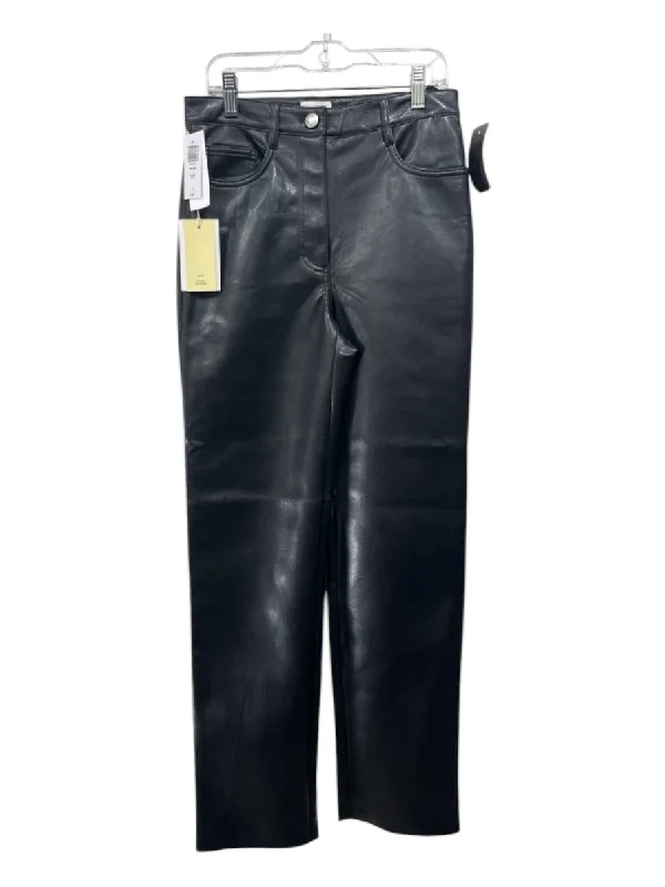 Wilfred Size 4 Black Polyurethane zip fly Pants