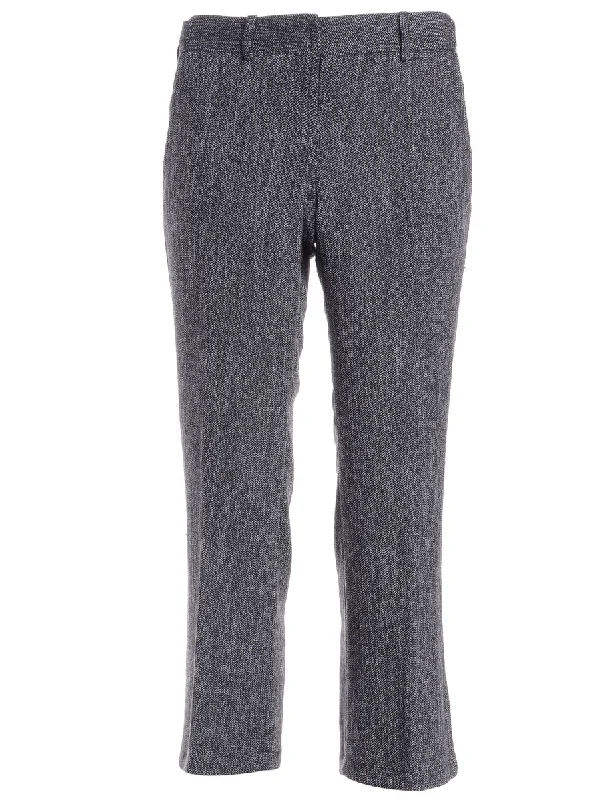 Label Cropped Dana Tapered Trousers