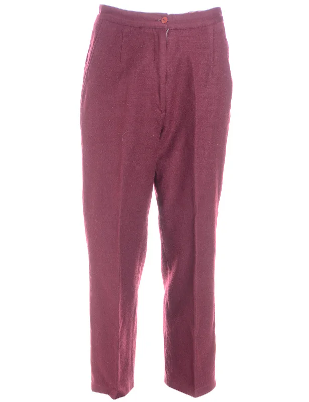 Label Cropped Dana Tapered Trousers