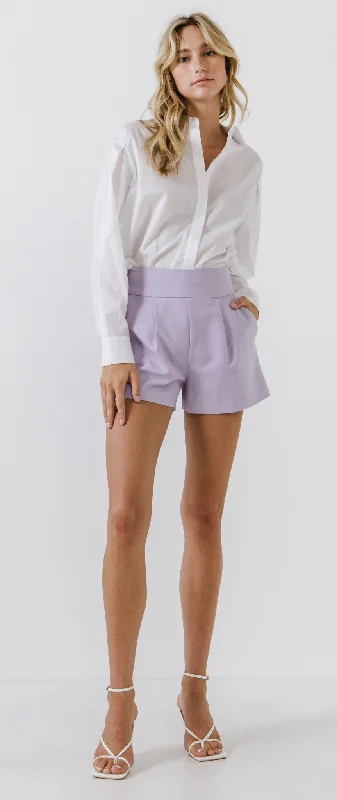 Waist Band Detail Shorts